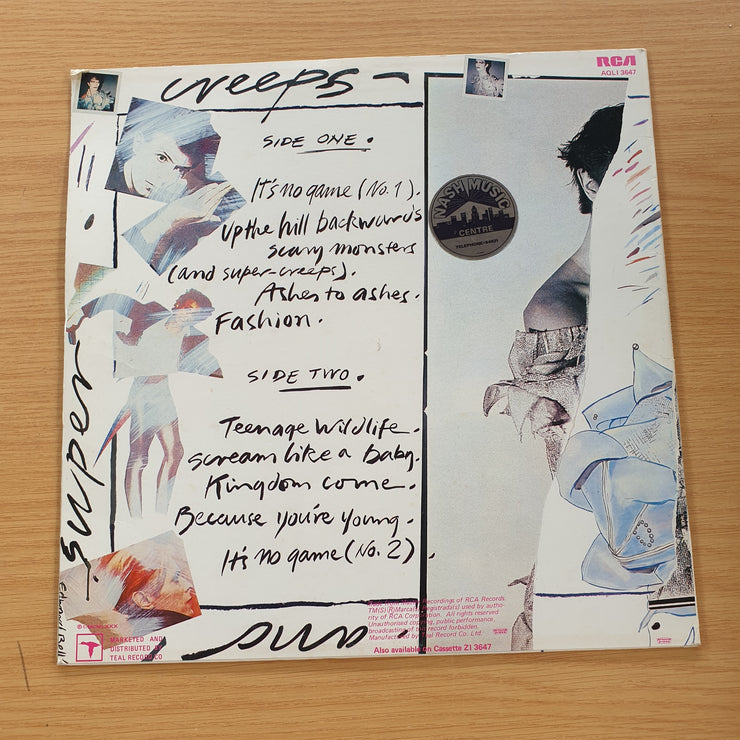 David Bowie – Scary Monsters – Vinyl LP Record (VG+)