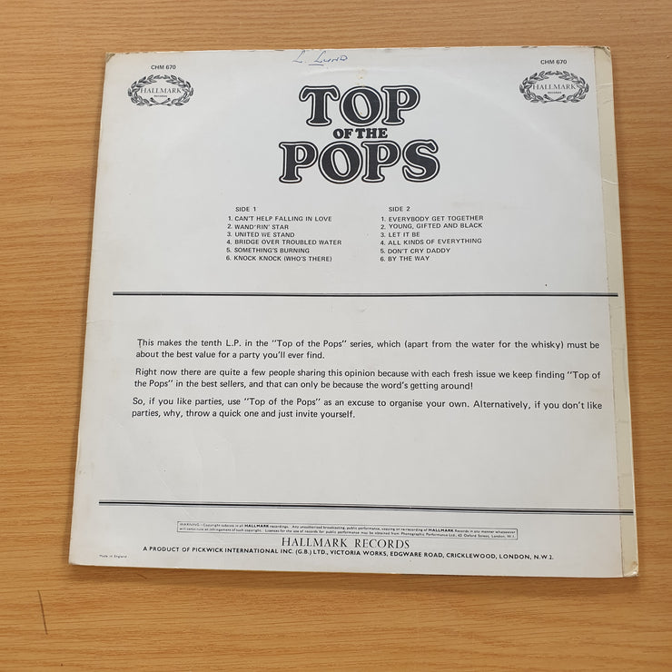 Top of the Pops (CHM670)  - Vinyl LP Record  (VG)