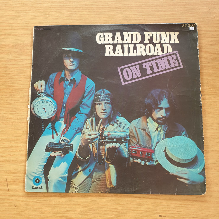 Grand Funk Railroad – On Time  - Vinyl LP Record  (VG-)