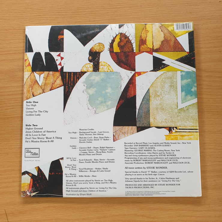 Stevie Wonder – Innervisions -  Vinyl LP Record - Sealed