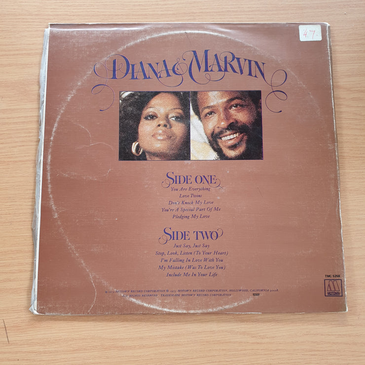 Diana Ross & Marvin Gaye – Diana & Marvin  – Vinyl LP Record (VG+)