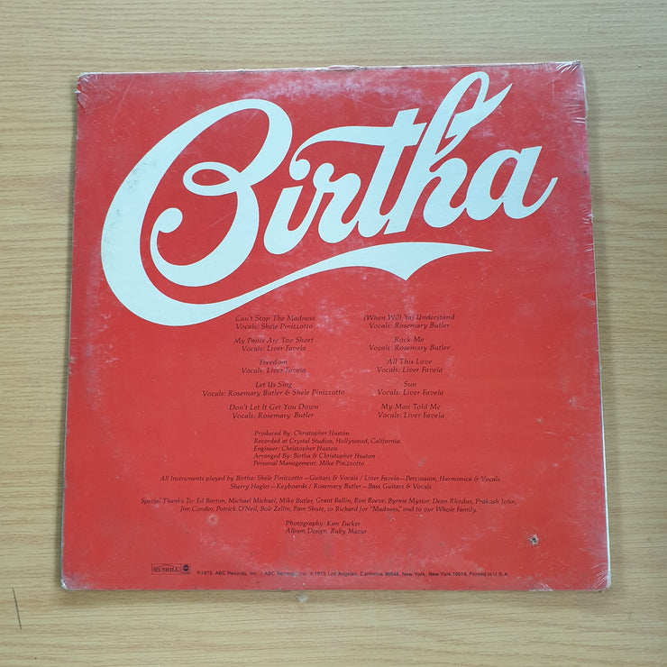 Birtha – Can't Stop The Madness -  Vinyl LP Record - Sealed