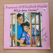 Francois & Elizabeth Fourie - Wil jy Dans Carina - Vinyl LP Record (VG+)