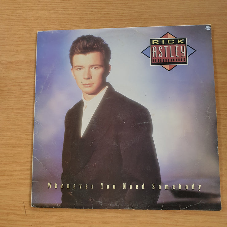 Rick Astley – Whenever You Need Somebody - Vinyl LP Record (VG+)