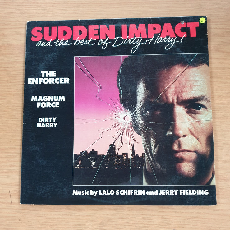 Sudden Impact And The Best Of Dirty Harry! - Lalo Schifrin & Jerry Fielding – Vinyl LP Record (VG+)