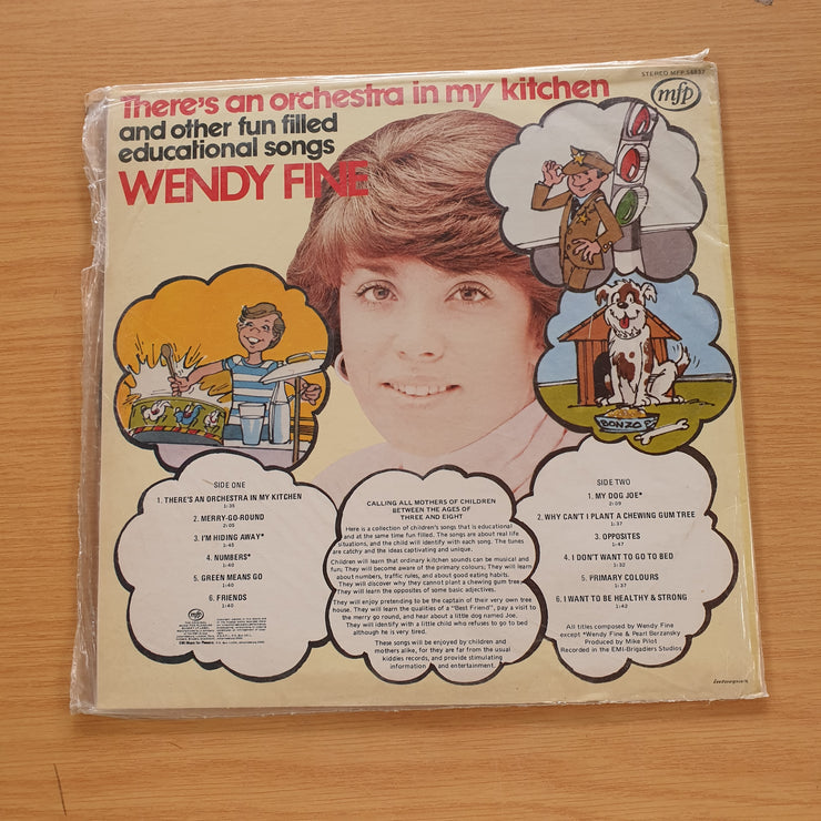 Wendy Fine - There's an Orchestra in my Kitchen –  Vinyl LP Record (VG+)