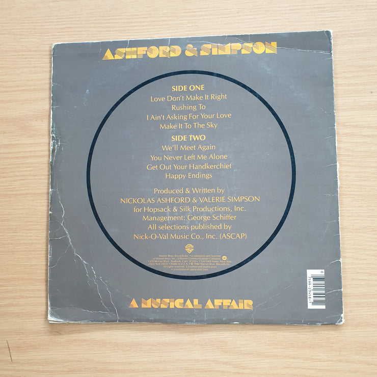 Ashford & Simpson – A Musical Affair -  Vinyl LP Record  (VG)