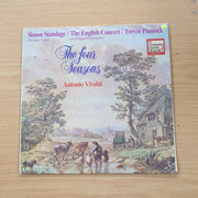 Vivaldi – The Four Seasons –  The English Concert, Simon-  Standage, Trevor Pinnock - Vinyl LP Record (VG+)