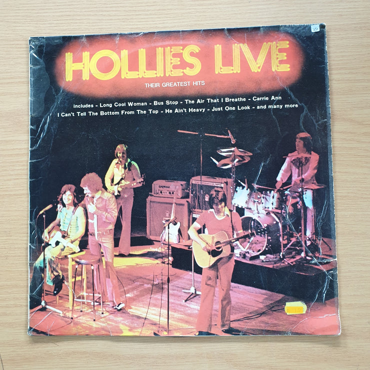 The Hollies – Hollies Live - Their Greatest Hits - Vinyl LP Record (VG+)