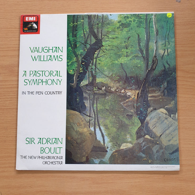 Vaughan Williams / Sir Adrian Boult, The New Philharmonia Orchestra – A Pastoral Symphony / In The Fen Country  – Vinyl LP Record (VG+)