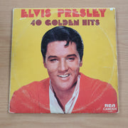 Elvis Presley ‎– 40 Golden Hits - Vinyl LP Record (G+)
