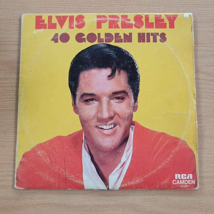 Elvis Presley ‎– 40 Golden Hits - Vinyl LP Record (G+)