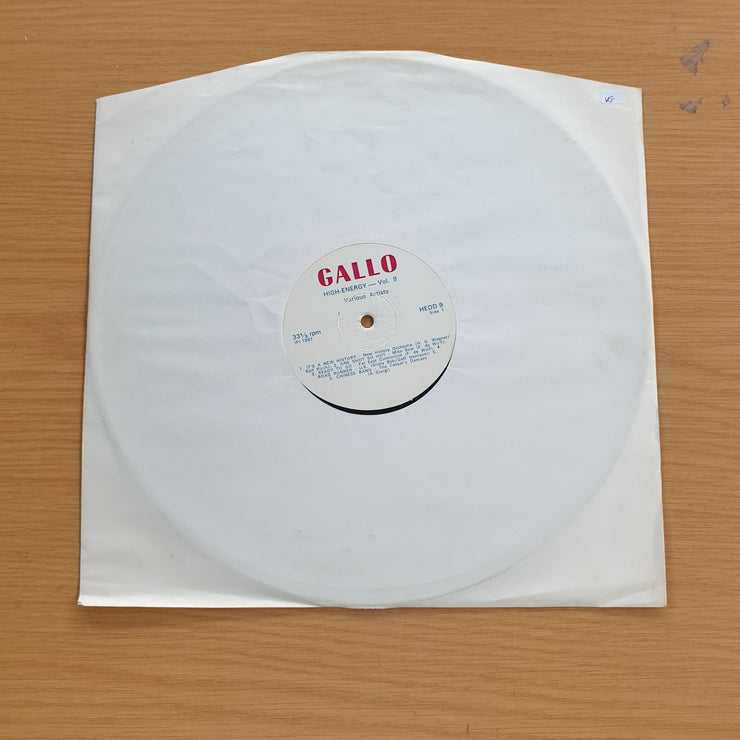 High Energy Double-Dance Vol. 9 (Rhodesia) – Vinyl LP Record (VG+)