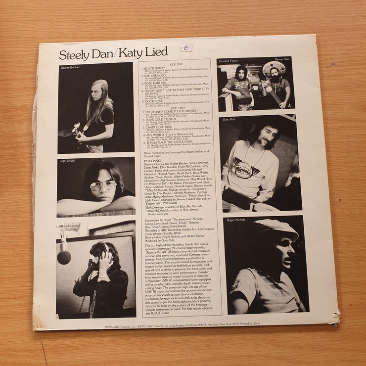 Steely Dan – Katy Lied – Vinyl LP Record (VG+)