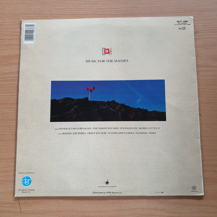 Depeche Mode – Music For The Masses -  Vinyl LP Record  (VG)