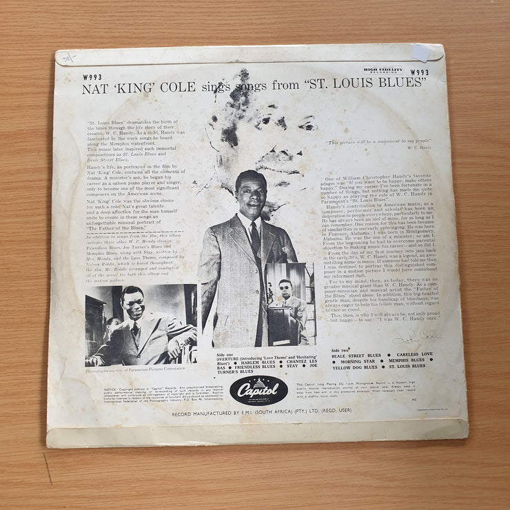 Nat King Cole – St. Louis Blues  - Vinyl LP Record  (G+)