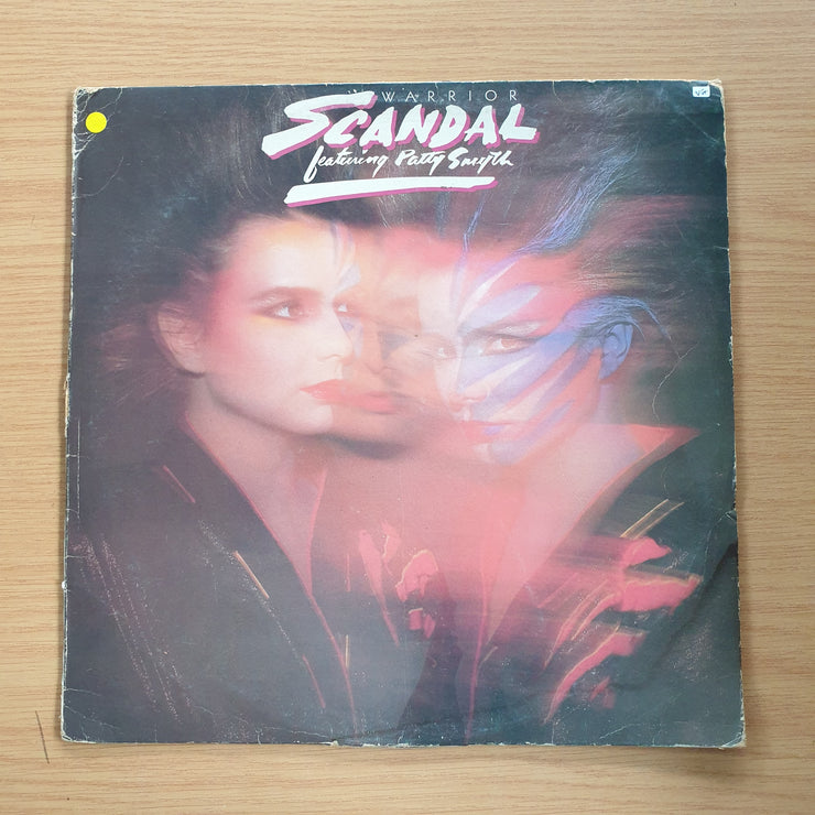 Scandal Featuring Patty Smyth ‎– Warrior -  Vinyl Record - Very-Good+ Quality (VG+)