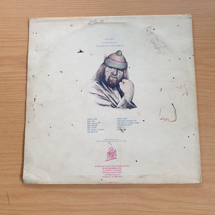 Judge Dread – The Best Of Judge Dread -  Vinyl LP Record  (VG)