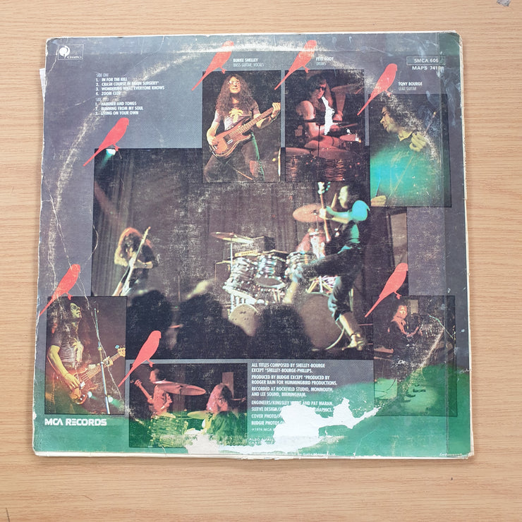 Budgie ‎– In For The Kill! - Vinyl LP Record - Very-Good+ Quality (VG+)