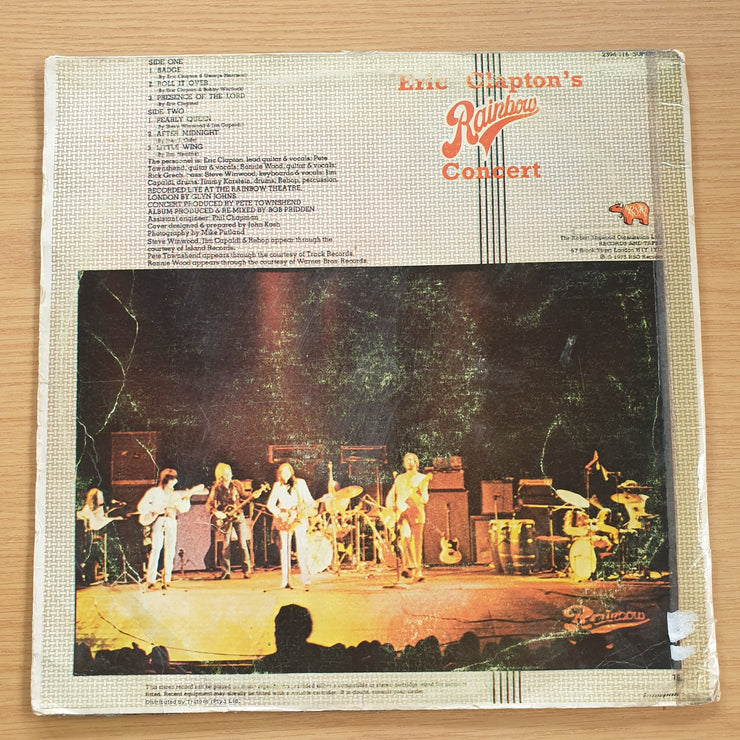 Eric Clapton – Eric Clapton's Rainbow Concert  -  Vinyl LP Record  (VG)