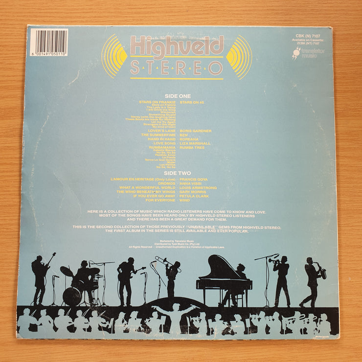 Highveld Stereo - My Kind Of Music 2 -  Vinyl LP Record  (VG)
