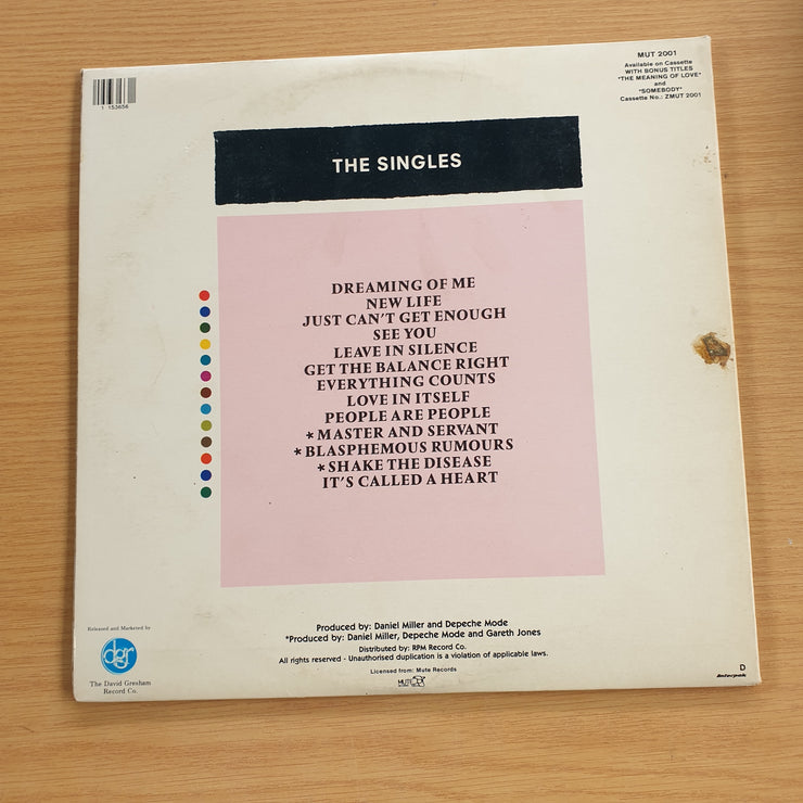 Depeche Mode – The Singles 81 → 85 - Vinyl LP Record  (VG+)