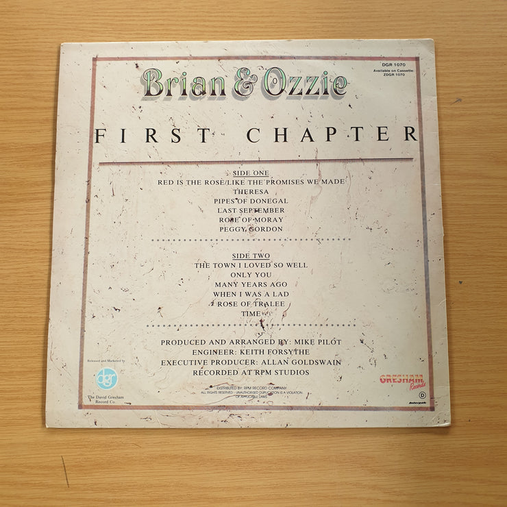Brian & Ozzie - First Chapter - Vinyl LP Record  (VG+)
