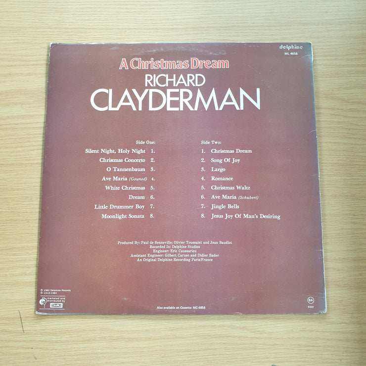 Richard Clayderman – A Christmas Dream - Limited Edition - Vinyl LP Record  (VG+)
