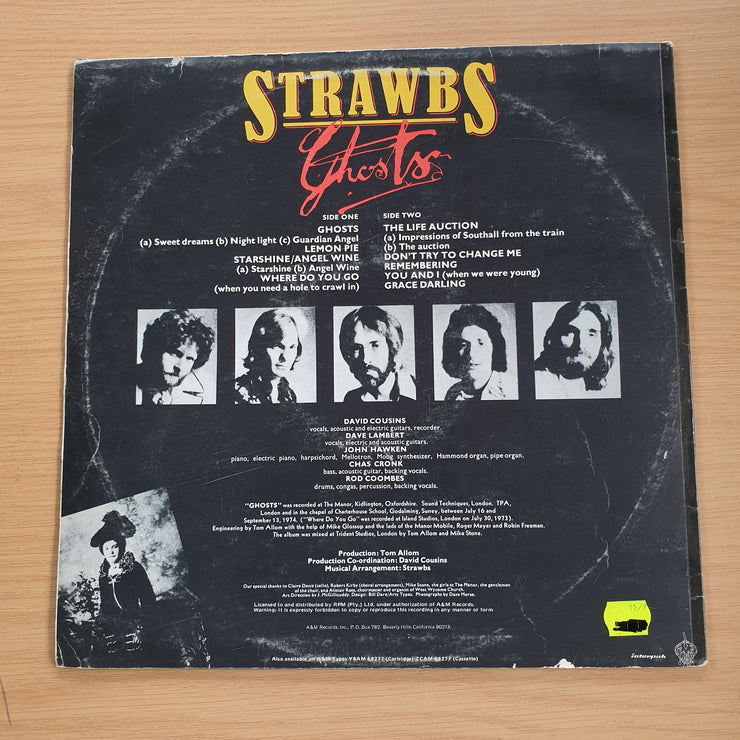 Strawbs - Ghosts  - Vinyl LP Record  (VG+)