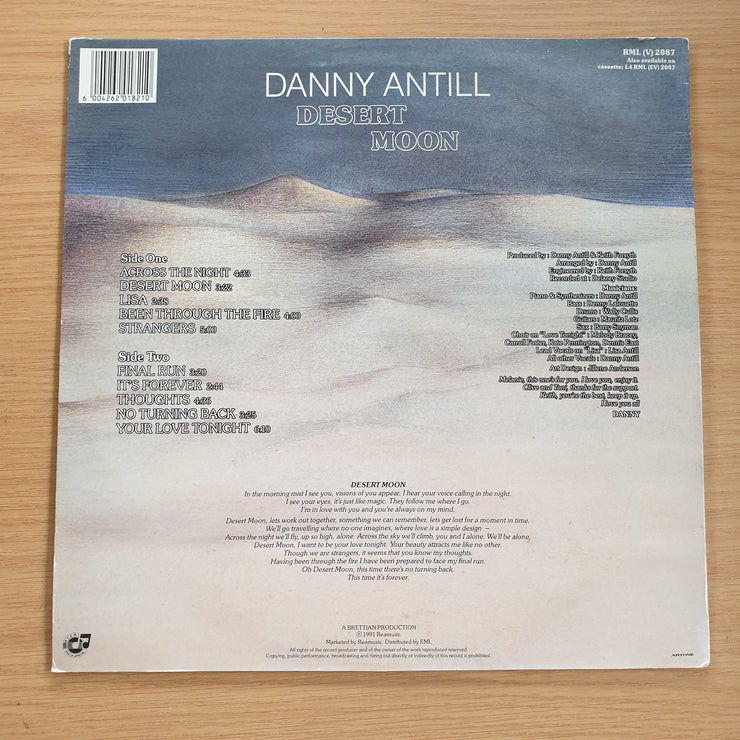 Danny Antill – Desert Moon (Rare SA) - Vinyl LP Record  (VG+)