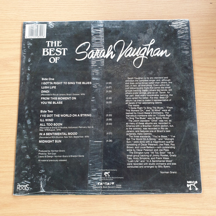 Sarah Vaughan – The Best Of Sarah Vaughan -  Vinyl LP Record - Sealed