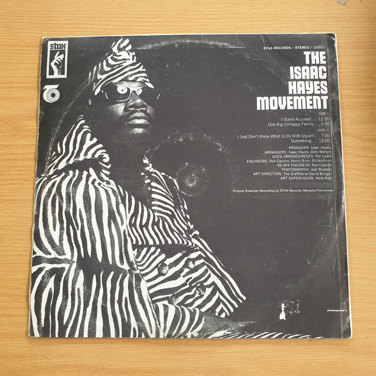 Isaac Hayes – The Isaac Hayes Movement  - Vinyl LP Record  (VG+)