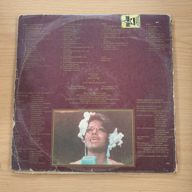Diana Ross – Lady Sings The Blues (Original Motion Picture Soundtrack) - Vinyl LP Record  (G+)
