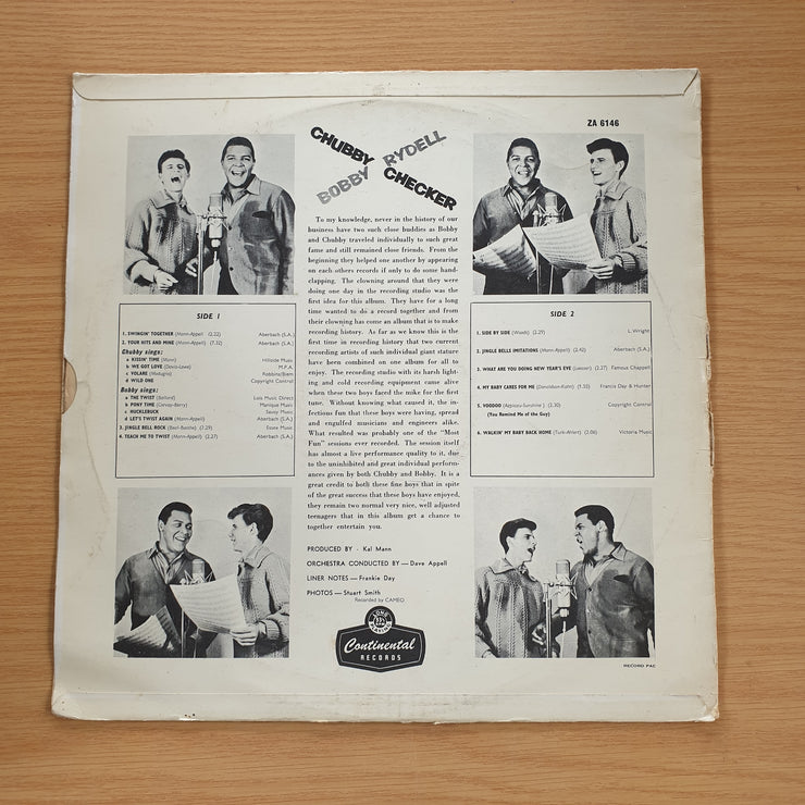 Chubby Checker, Bobby Rydell – Bobby Rydell / Chubby Checker - Vinyl LP Record  (G+)