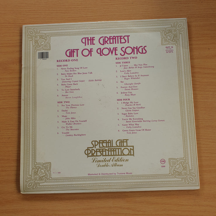 The Greatest Gift of Love Songs -  Double Vinyl LP Record  (VG)
