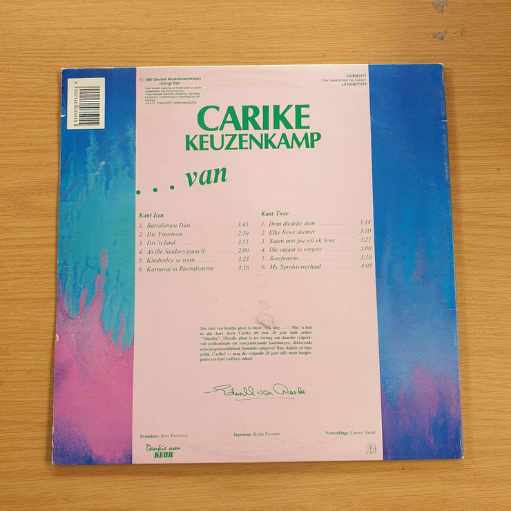 Carike Keuzenkamp – Ek Sing... - Vinyl LP Record  (VG+)