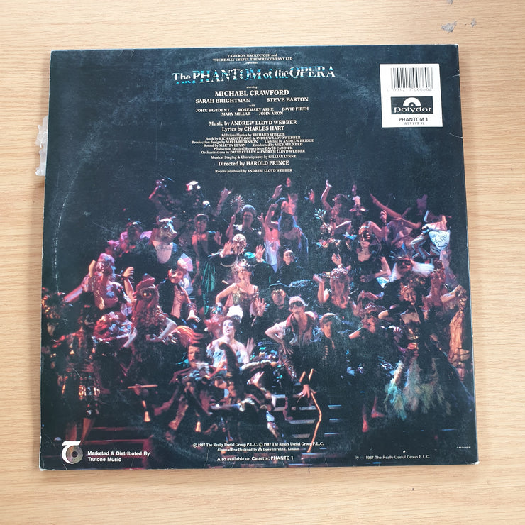 Andrew Lloyd Webber – The Phantom Of The Opera  - Vinyl LP Record  (VG+)