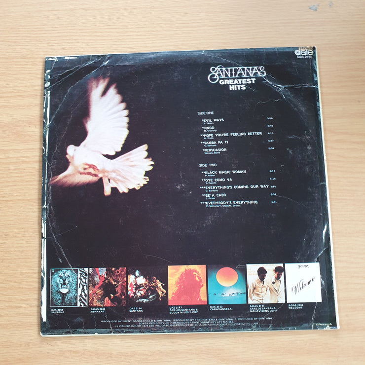 Santana ‎– Santana's Greatest Hits - Vinyl LP Record - Very-Good+ Quality (VG+) (verygoodplus)