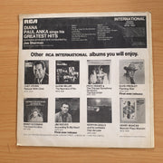 Paul Anka – Diana - Sings his Greatest Hits - Vinyl LP Record  (G+)
