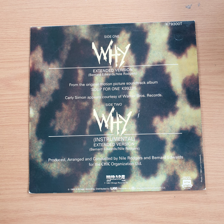 Carly Simon – Why - Vinyl LP Record  (VG+)