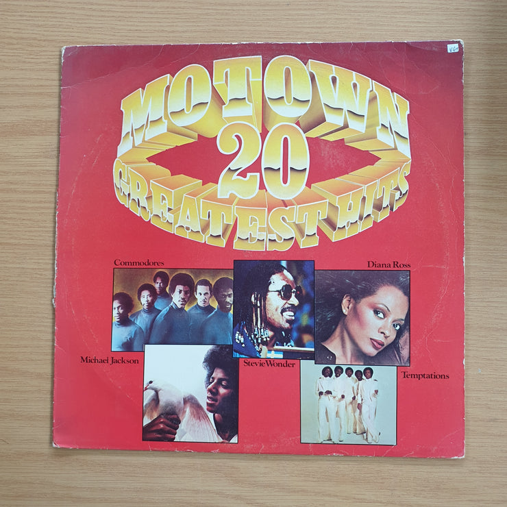 Motown 20 Greatest Hits - Double Vinyl LP Record  (VG+)