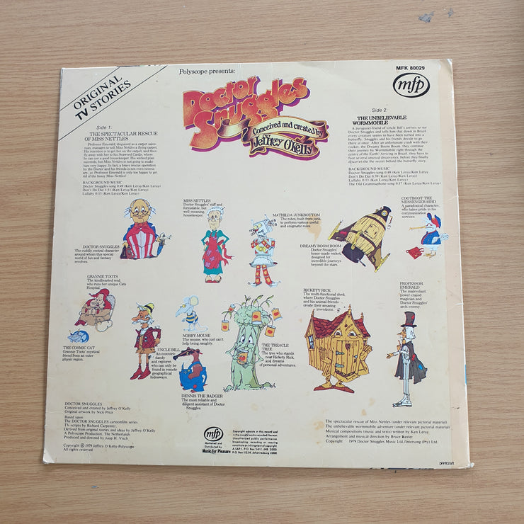Doctor Snuggles -Stories -  Vinyl LP Record  (VG+)
