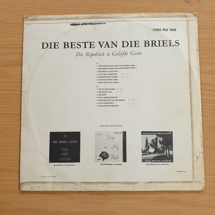 Die Briels - Die Beste van Die Briels -  Vinyl LP Record  (VG+)