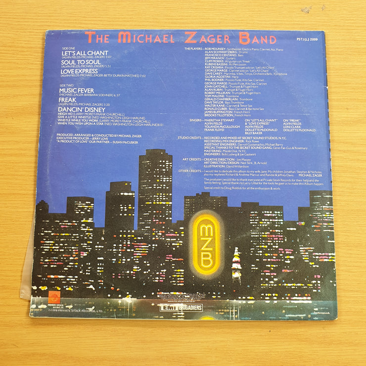 The Michael Zager Band – Let's All Chant -  Vinyl LP Record  (VG+)