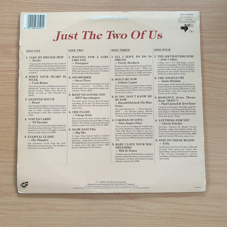 Just the Two of Us - Various Artists -  Double Vinyl LP Record (VG+)