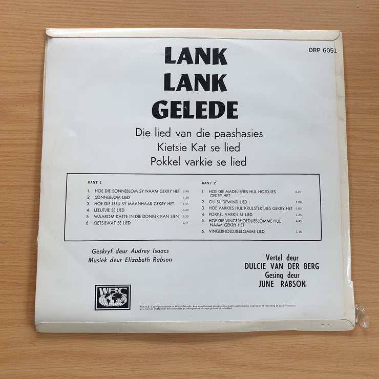 Lank Lank Gelede - Stories en Liedjies - Vinyl LP Record (VG+)