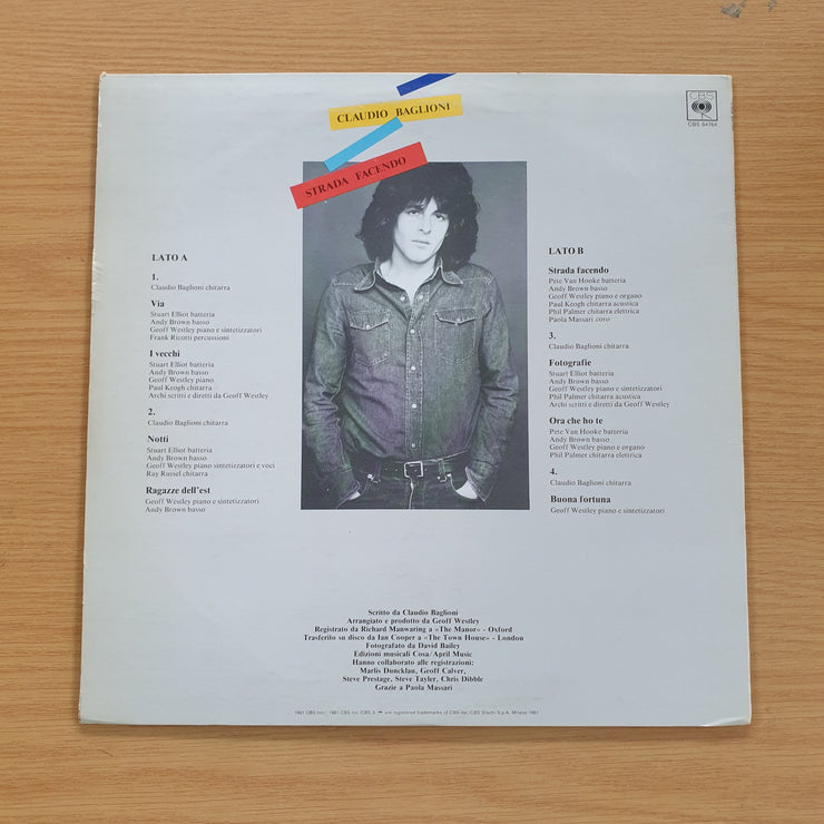 Claudio Baglioni – Strada Facendo -  Vinyl LP Record (VG+)