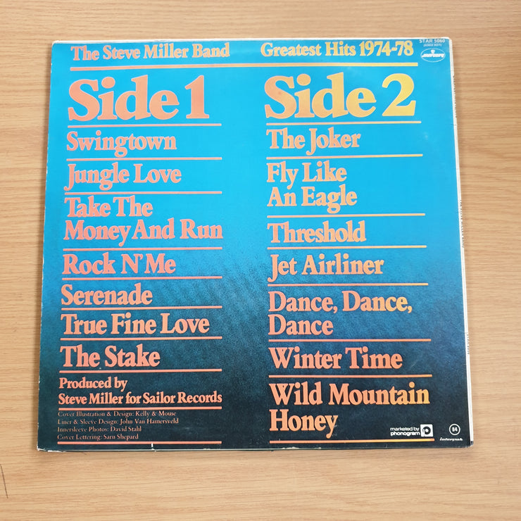 Steve Miller Band – Greatest Hits 1974-78   - Vinyl LP Record  (VG-)