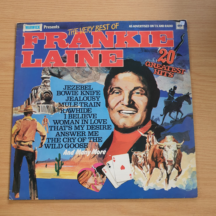 Frankie Laine - The Very Best of - 20 Greatest Hits - Vinyl LP Record (VG+)