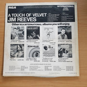 Jim Reeves - A Touch Of Velvet  - Vinyl LP Record (VG+)